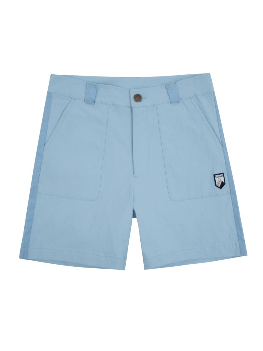 Bilde av WoolLand Romsdalseggen shorts w.cord Boy Light Sky
